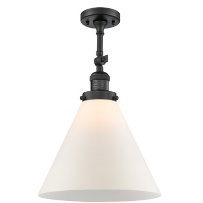Plafonnier semi-encastré 1 lumière 12 po Tenny