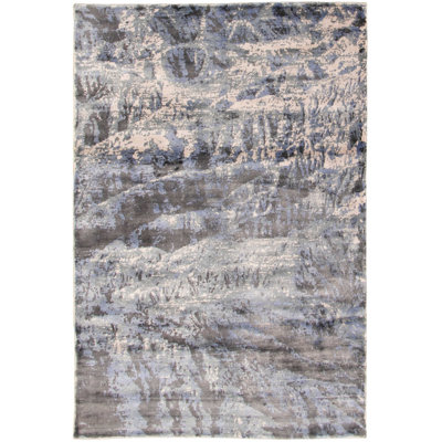Quinones Viscose Abstract Indoor Rug