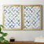 «Sea Lattice I», ensemble de 2 impressions sur toile encadrées-1118324577-1118324591