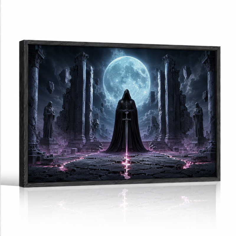 Art mural sur toile Halloween, H 32 po x l 48 po
