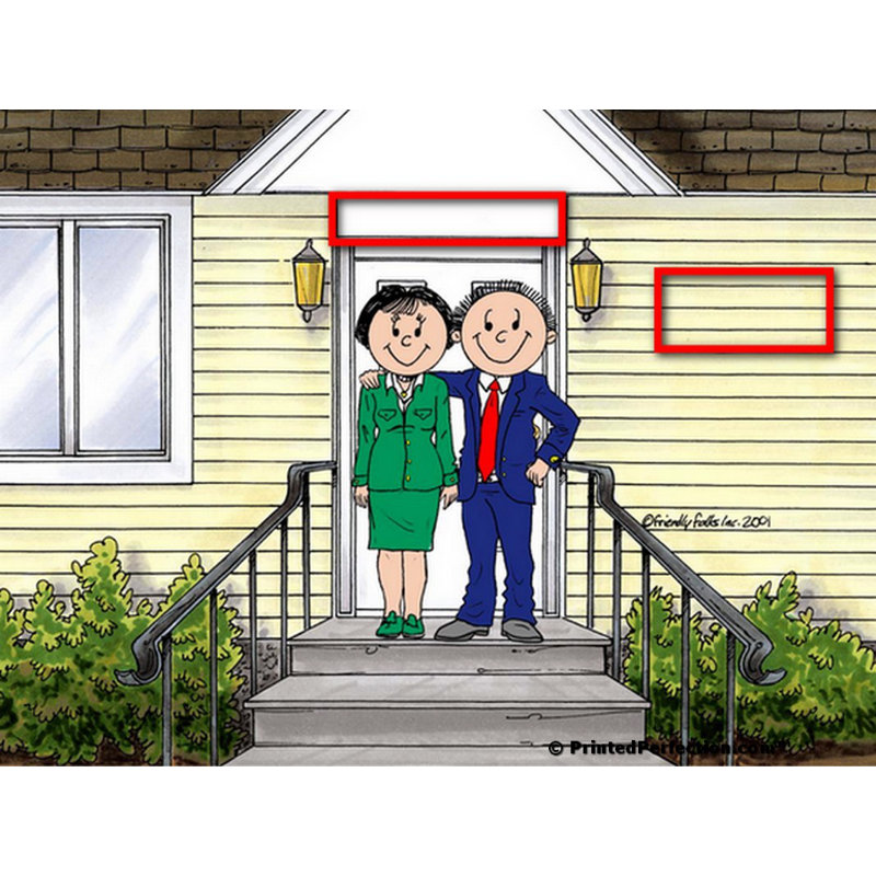 Porte-clés en acrylique personnalisé Family Home