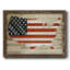 Drapeau américain encadré sur toile-96273271-96273272
