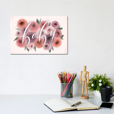 Baby Enchanted Swan Garden I by Richelle Garn - Wrapped Canvas Print
