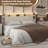 Queen Size Headboard with Storage, LED RGB Lights, USB and AC Charging Ports, Bookcase Shelves, Hidden Storage, Baseboard Groove Design-762062730-762062728