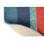 Wool Geometric Area Rug in Blue/Red-278998367