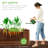  8X2x2ft Raised Metal Outdoor Garden Bed For Flowers Vegetables Herbs - Wood Grain-349714935-349714922