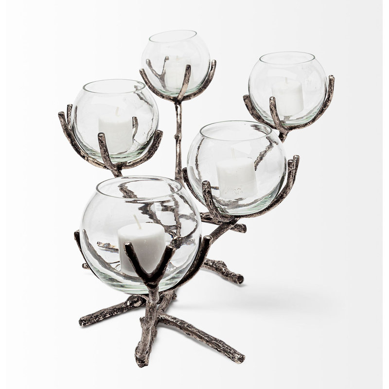 Vine Candelabra, Silver