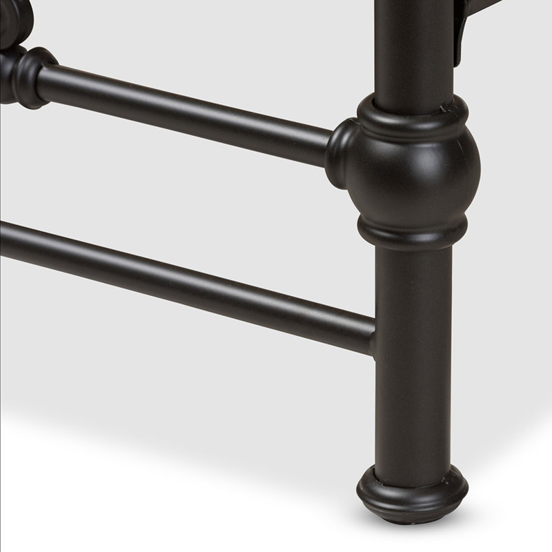 Lit plateforme Annalis, Bronze antique, Grand