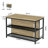 55" W Kitchen Island with Two Storage Shelves and Large Worktop