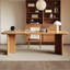 Bureau en bois de cerisier naturel-1788631860