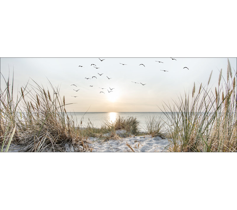 Nordic Beach Atmosphere I GLA2745, 50cm H x 125cm W x 1.4cm D