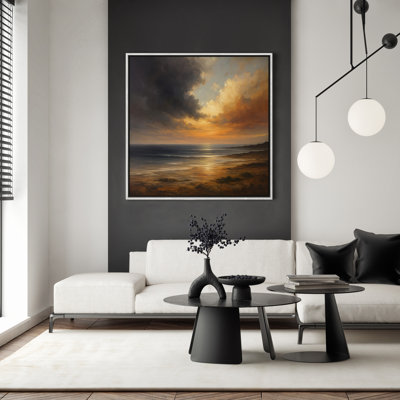 Art mural encadré abstrait rétro antique classique pour chambre à coucher
