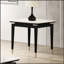 Table de bout 1pc de style contemporain avec plateau en pierre frittée et pieds en flèches argentées, parfaite pour les intérieurs modernes et durables.
