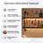 2-Tier Wall Mounted Wine Rack with LED Lights, 39.8" W