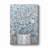 Turquoise Floral Vase Canvas Wall Art