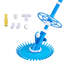 Aspirateur de piscine d'aspiration, aspirateur de piscine automatique, aspirateur de piscine automatique côté aspiration, aspirateur de piscine à aspiration avec 12 tuyaux, pour piscine creusée et hors-terre jusqu'à 20 x 35 pi