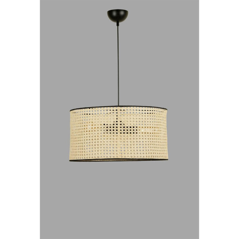 Jacqui 1 - Light Drum Pendant, Beige