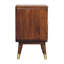 Avora Embossed 2 Drawer Chestnut Mykonos
