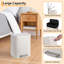 5.3 Gallon (20L) Kitchen Trash Can, Stainless Steel Garbage Can with Inner Wastebasket, Step Trash Can with Soft-Close Lid, Rectangular Rubbish Bin for Bathroom, Kitchen, Living Room, Black-119925648