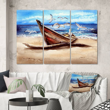 Posters Trawler Fishing Boat Wall Art Coastal Old Boat Wall Art Sport  Fishing Boat Wall Art Canvas Art Poster Picture Modern Office Family  Bedroom
