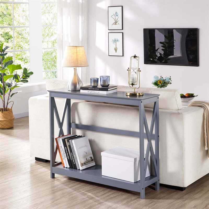 Annam 101cm Console Table, Grey