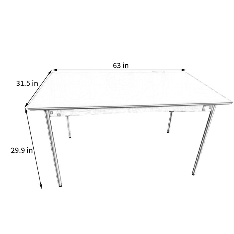 Reniah, Blanc / Blanc, H 29,9 po x L 63 po x l 31,5 po