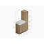 Meuble-lavabo simple 45 po Disar-117788014