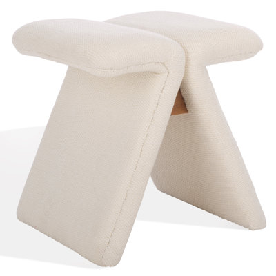 Tessabella Teddy Fabric Stool by Wrought Studio