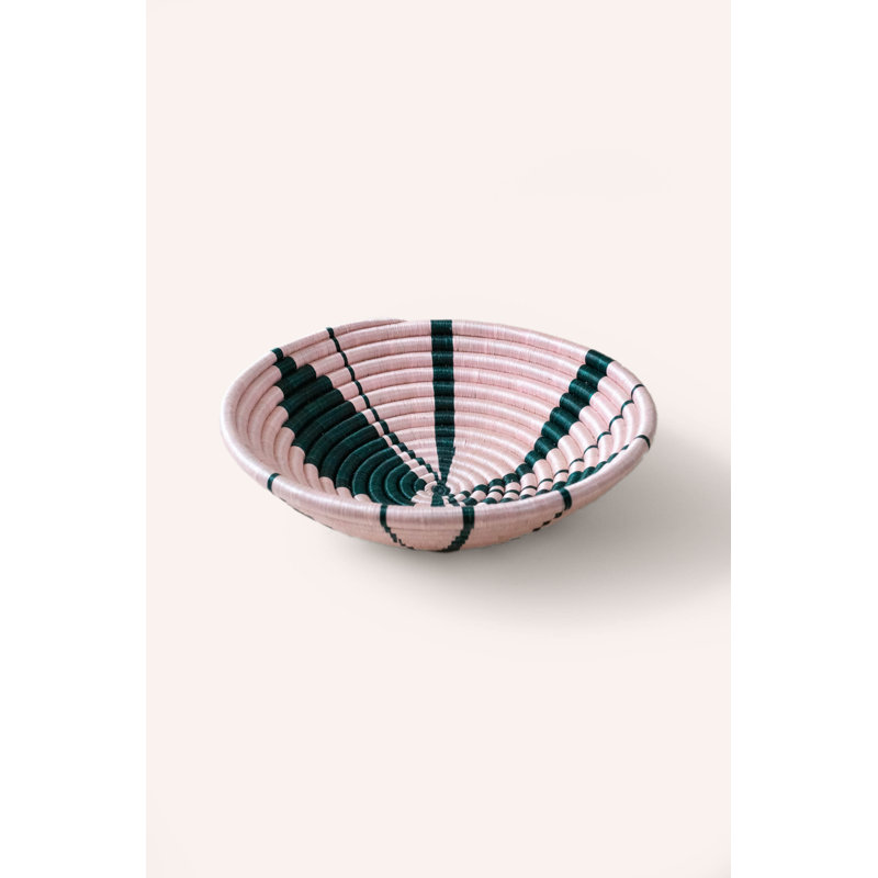 Panier à feuilles, Rose / vert