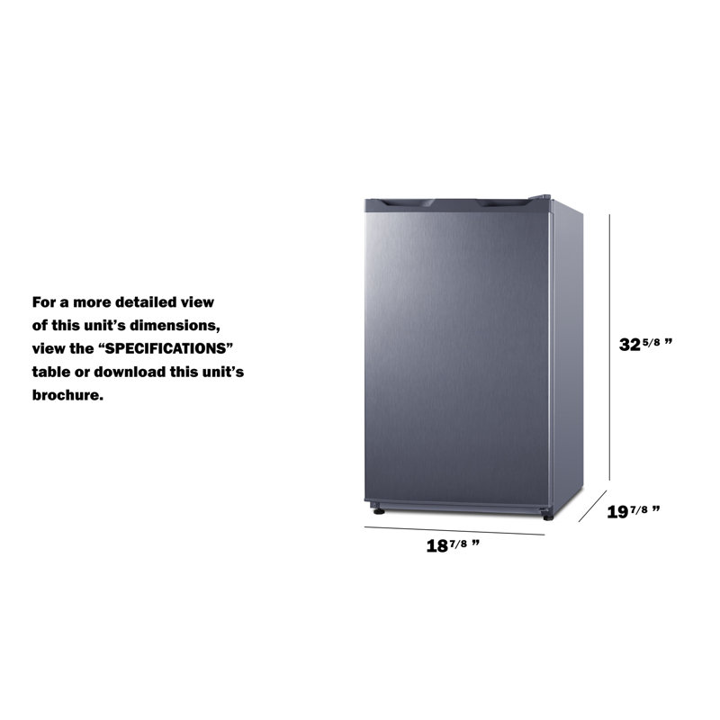 Summit Appliance 19 Inches Wide ADA Refrigerator-Freezer