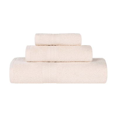 Asleigh 3-Piece Chevron Cotton Towel Set