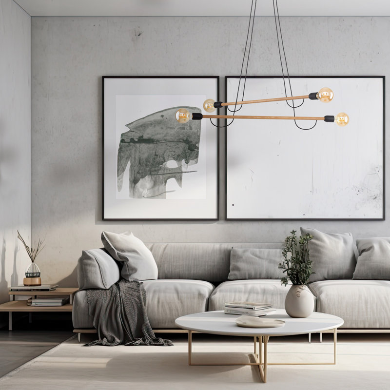 Helix 4 - Light Cluster Pendant, Light brown