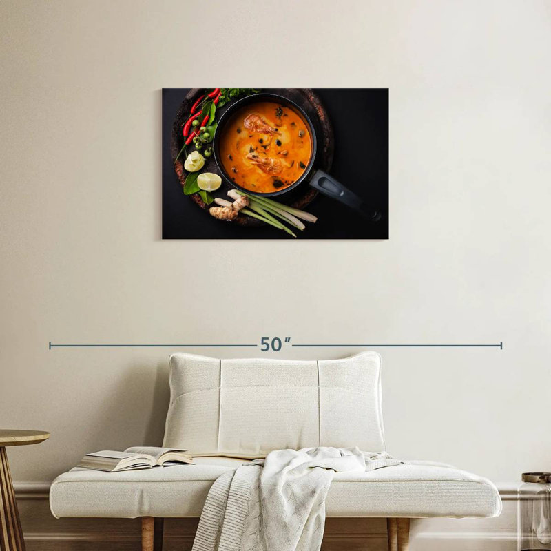 Yarlin Tom Yam Soup, 20" H x 30" W