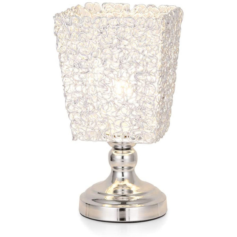Lampe de table 10,8 po Amy-Louise, Argent