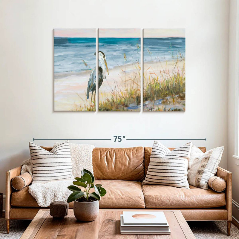 Heron Ocean View, 36" H x 57" W