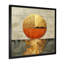 Or japonais, coucher de soleil sur un lac - Japon, art mural encadré-504371121-504371115