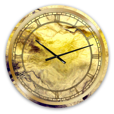Horloge murale en marbre mauve et mauve - mauve