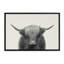 «Hey Dude Highland Cow BW» par The Creative Bunch Studio, reproduction d'art sur toile encadrée-1580026847-1507395911