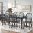 Caylor 72"  Turned Legs Table