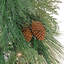 Couronne de cèdre d'hiver pré-éclairée 26 po HGTV Home Collection-800928665