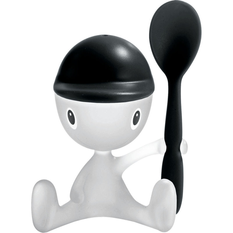 Alessi Cico Plastic Egg Cup, Black