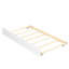 Lit de jour avec tablettes de rangement, USB et lit gigogne-242754485