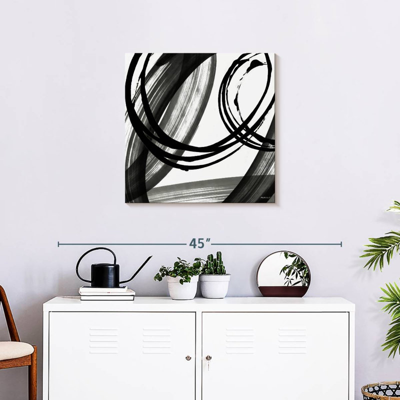 Black And White Pop I, H 24 po x l 24 po
