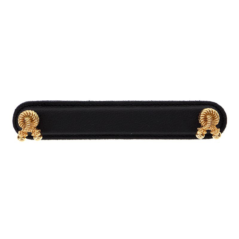 Equestre Bar Pull, 6", Antique Gold