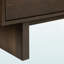 Meuble télé, console de 72 po, meuble multimédia, tiroirs de rangement, armoire de rangement, stratifié brun