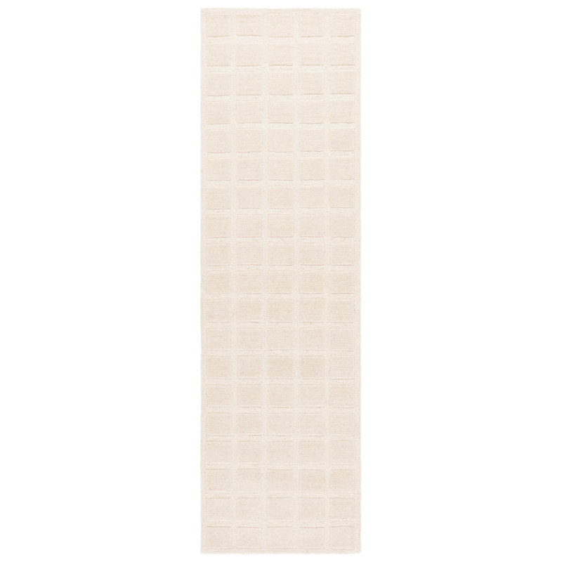 Naoya Hand Tufted Wool Pile Geometric Rug, Runner 2'3" x 8'