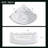 59" Corner Whirlpool Bathtub Hydrotherapy Tub with 16 Jets, Rainbow LED Light