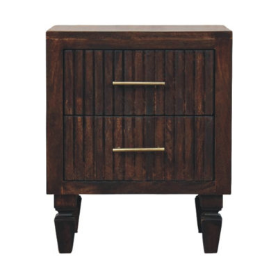 45 cm W Solid Wood Bedside Table