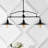 Aido 3 - Light Oil Rubbed Bronze Kitchen Island Pendant
