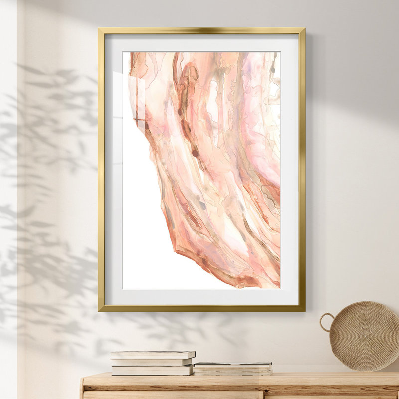 Rose Quartz II -Framed Print